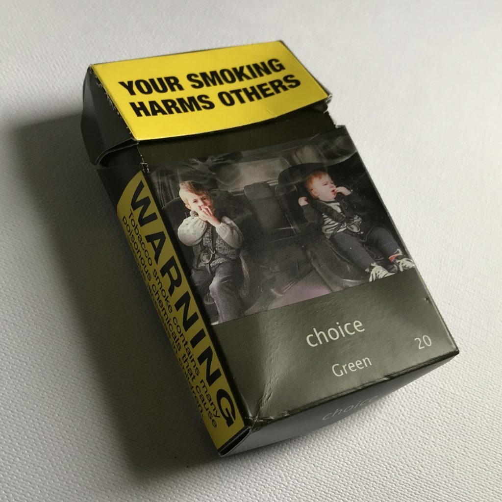 paquete de tabaco de Nueva Zelanda
